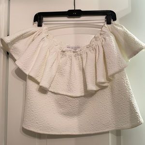 English Factory off the shoulder crop top.